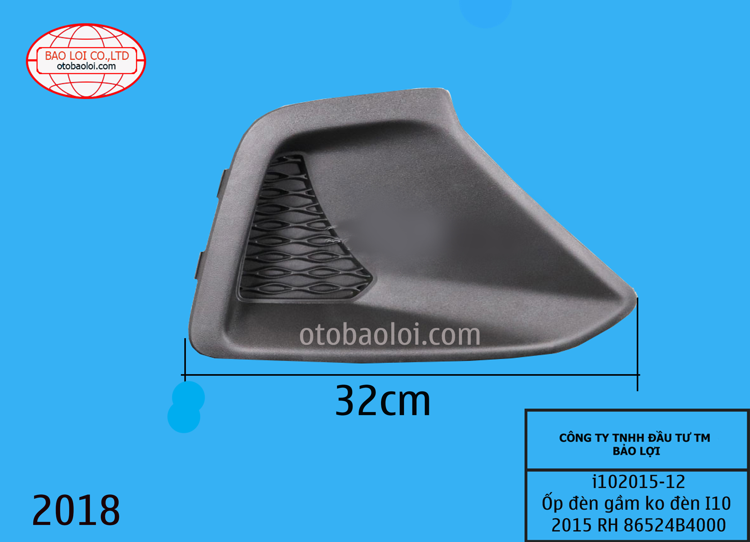 Nắp đậy badosoc  I10 2015 RH 86524B4000