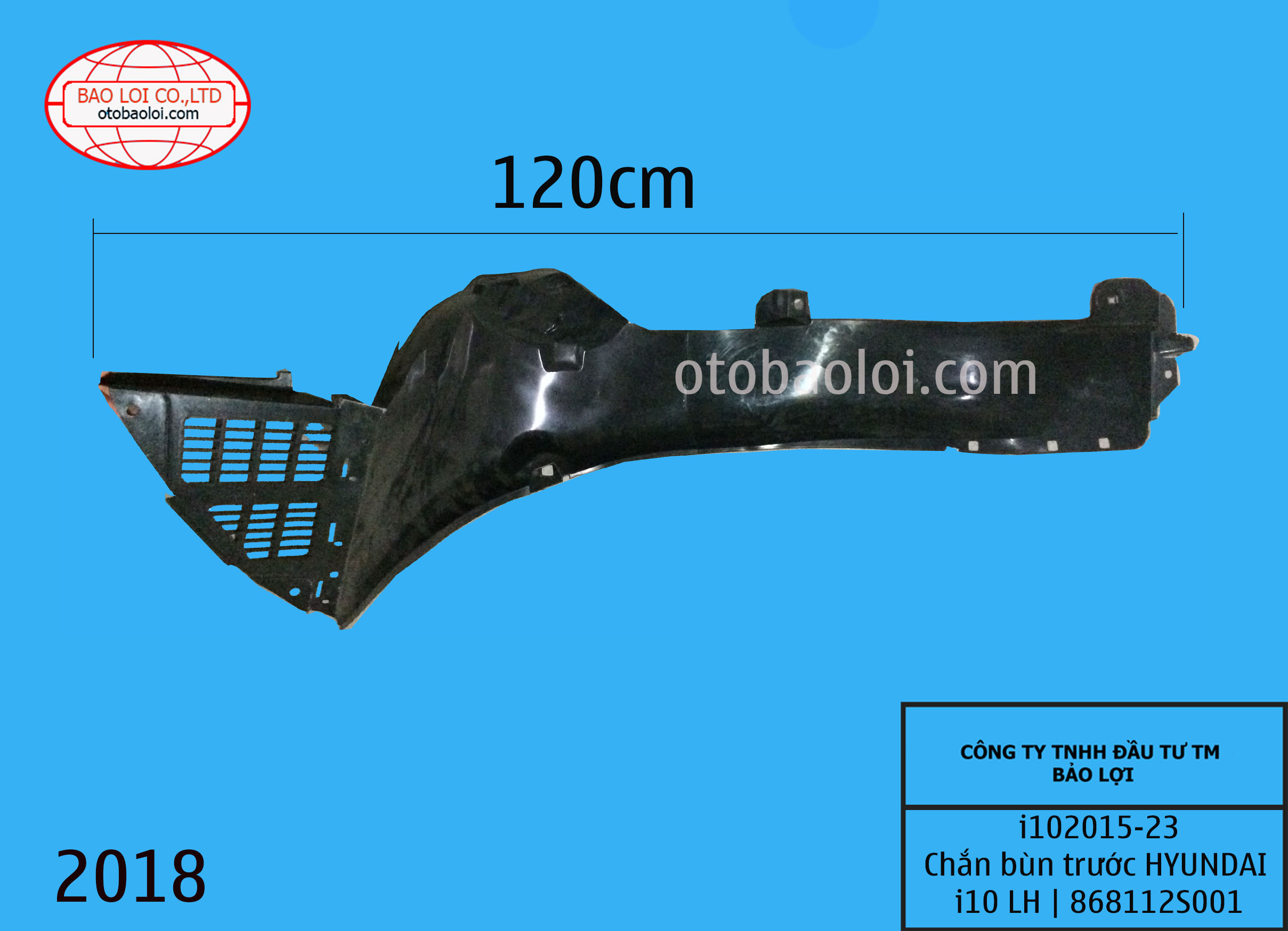 Chắn bùn trước  HYUNDAI i10  LH | 86811B4000