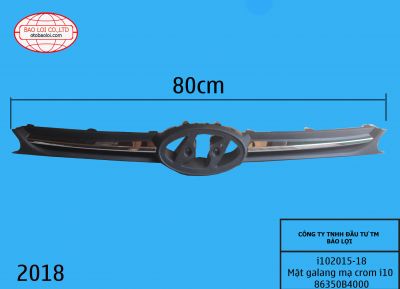 Mặt galang mạ crom i10 86350B4000