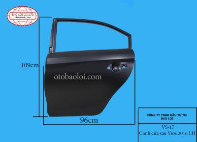 Cánh cửa sau Vios 2016 LH