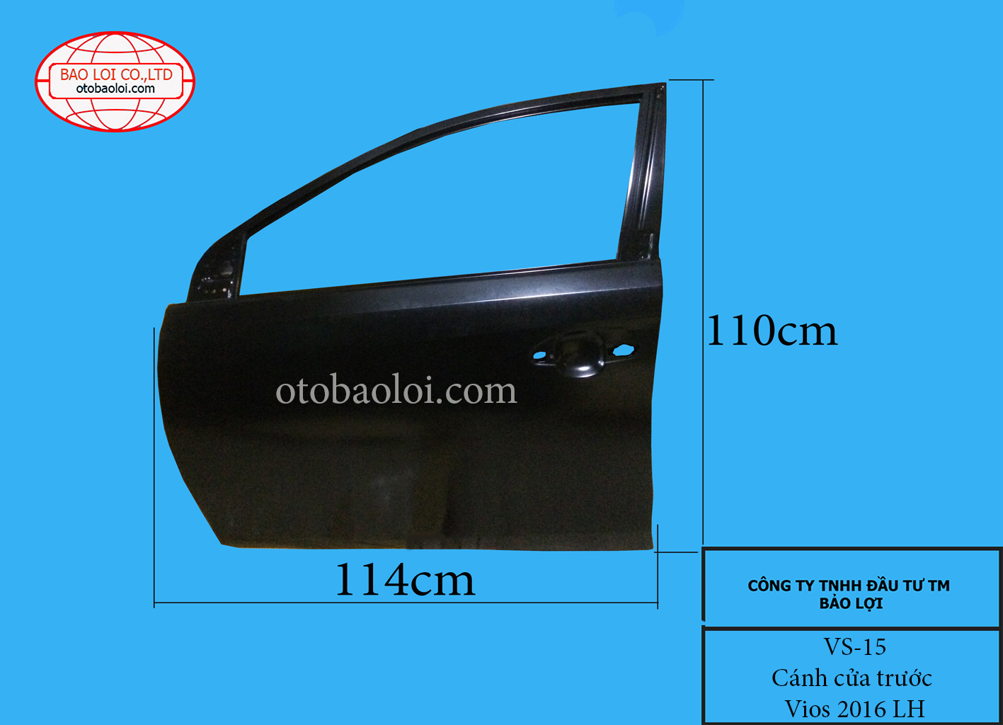 Cánh cửa trước Vios 2016 LH