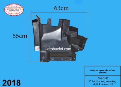 Chắn bùn lòng xe miếng dưới R Auman H2