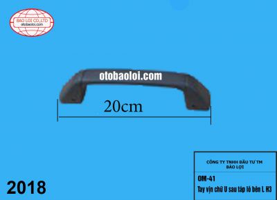 Tay vịn chữ U sau táp lô bên R H3