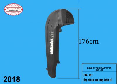 Ống hút gió sau lưng Cabin H3