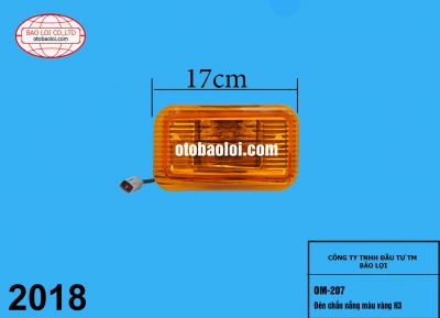 Đèn chắn nắng màu vàng H3