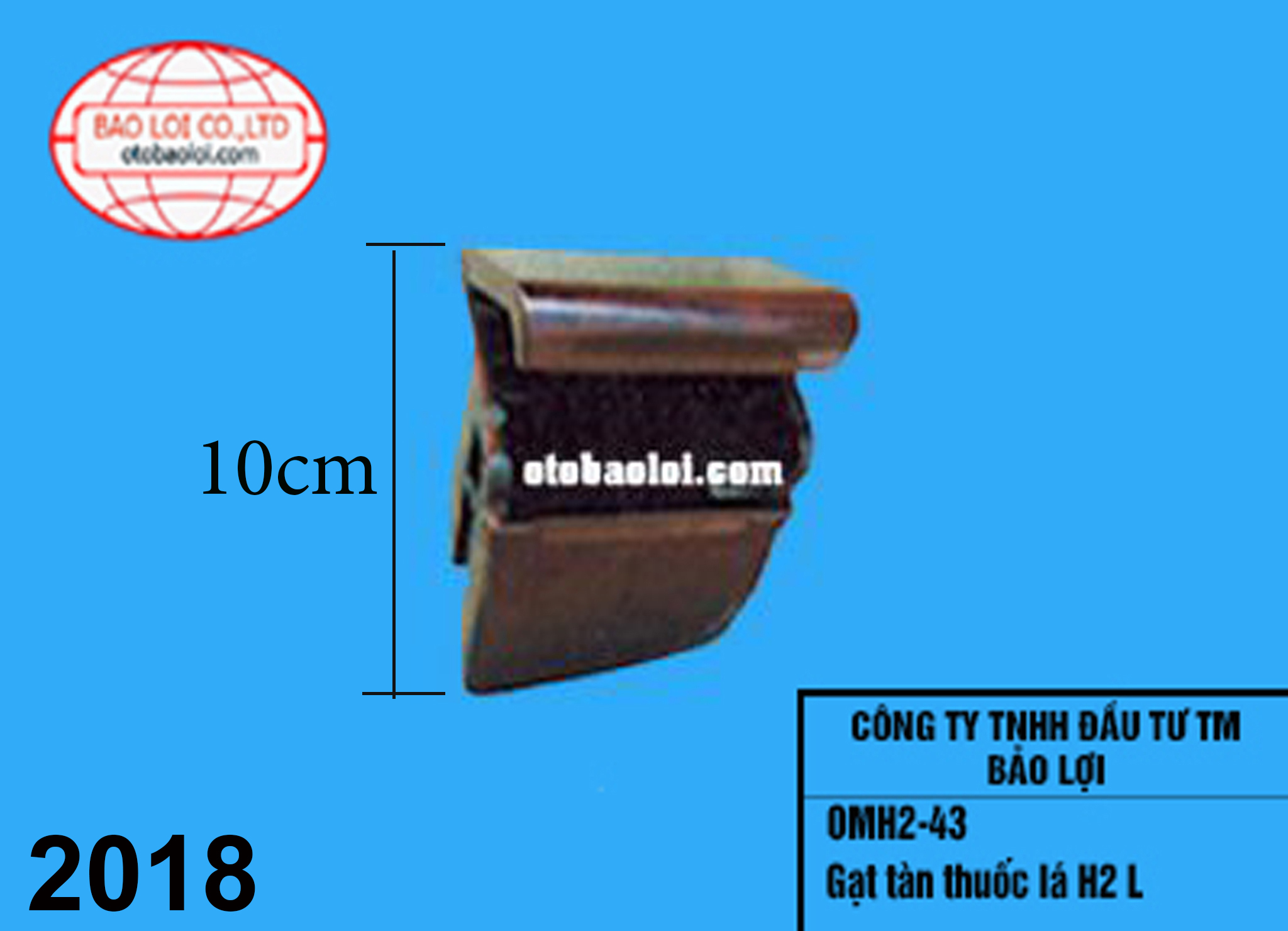 Gạt tàn thuốc lá H2 L