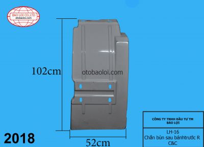 Chắn bùn sau bánhtrước R C&C