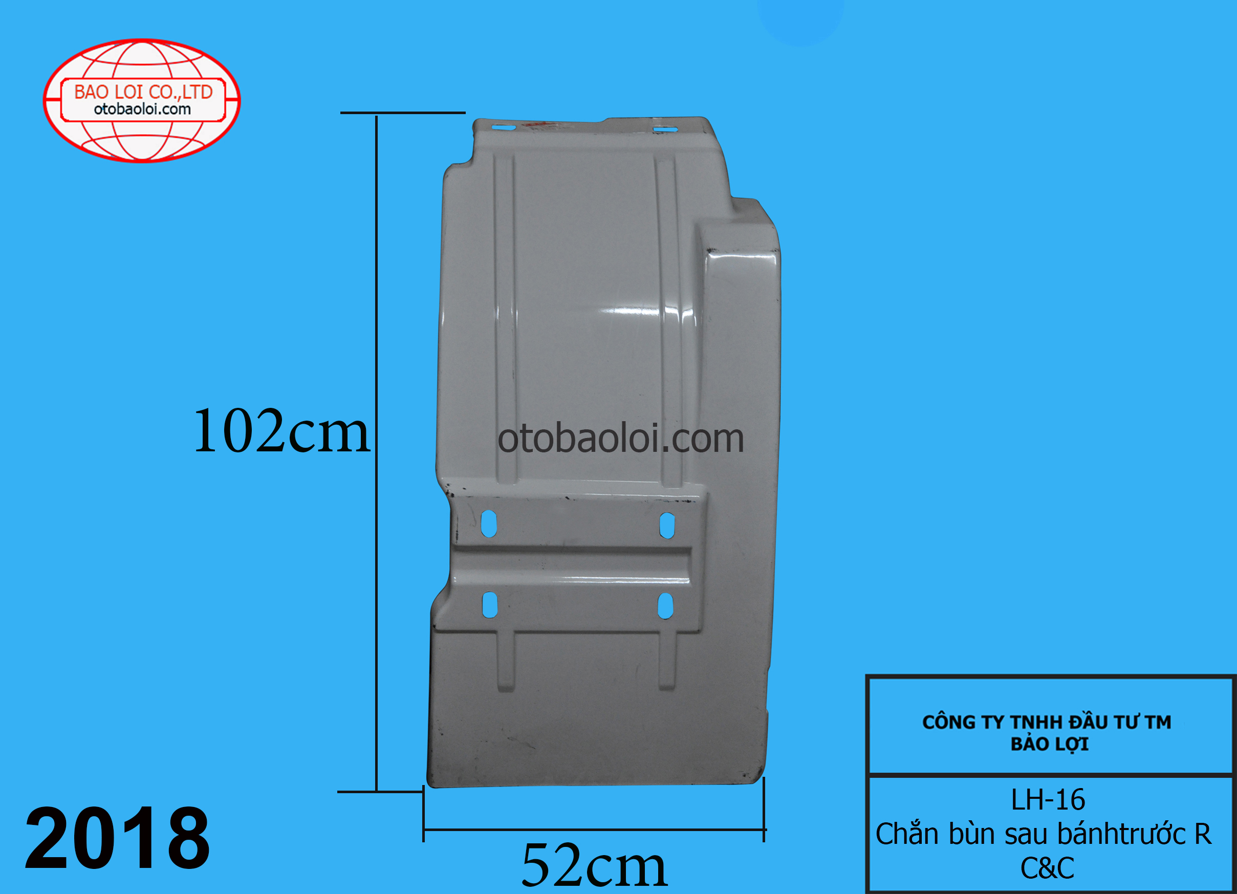 Chắn bùn sau bánhtrước R C&C