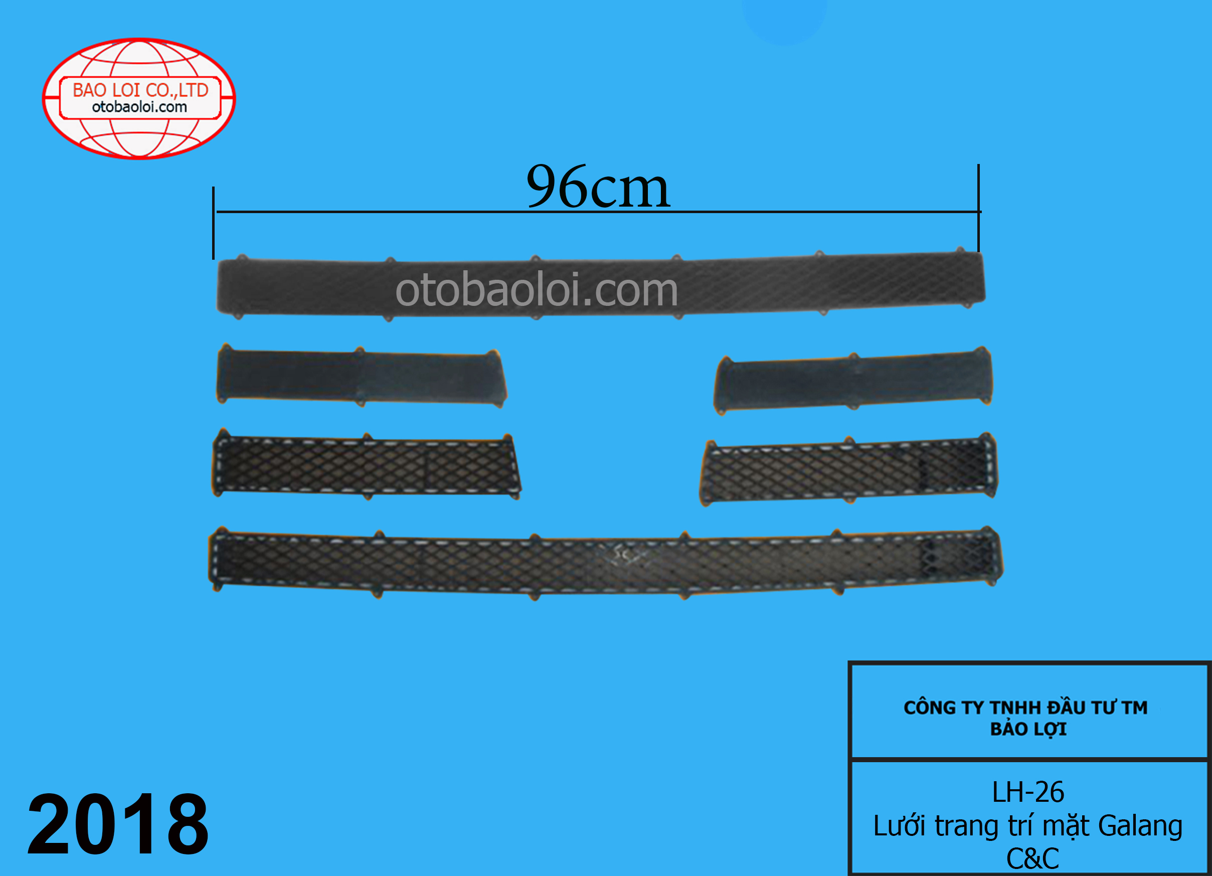 Lưới trang trí mặt Galang C&C