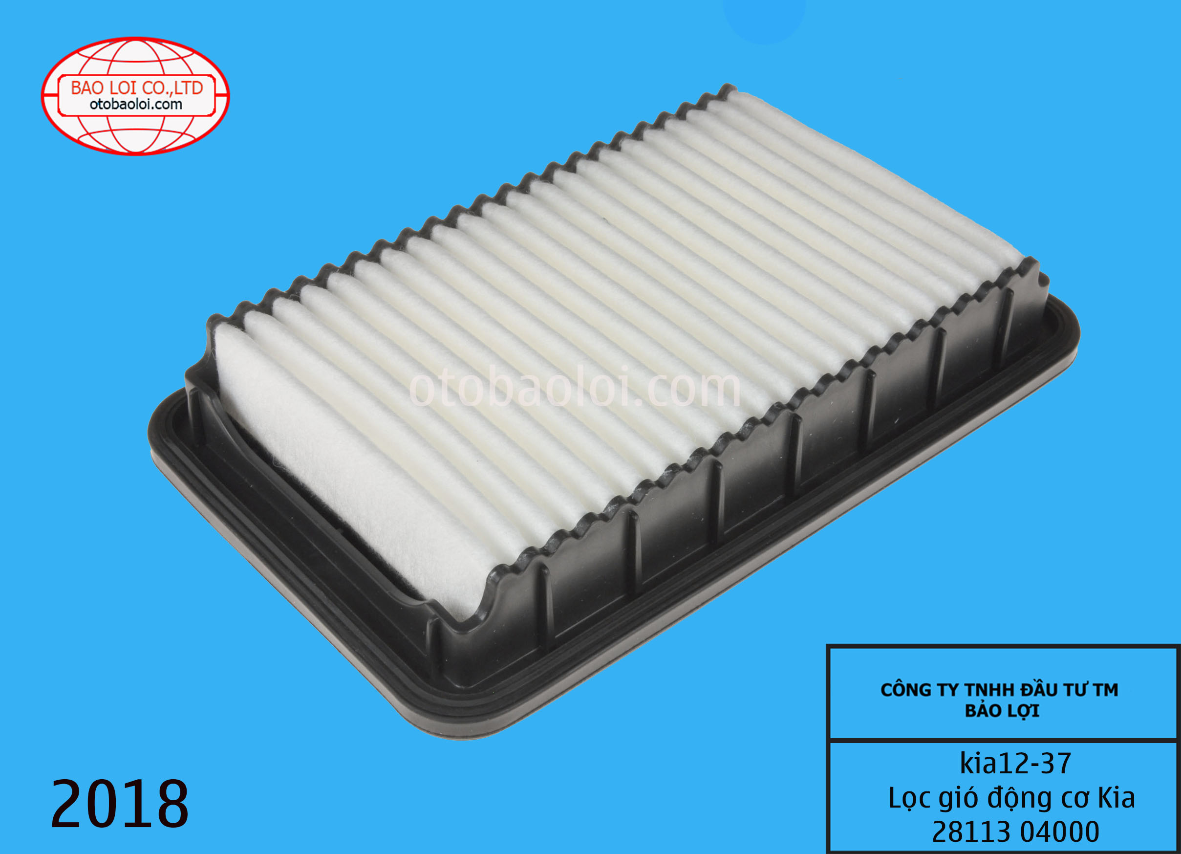 Lọc gió  Kia 2012  2811304000