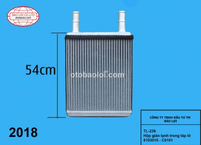 Hộp giàn lạnh trong táp lô 8103010 - C0101