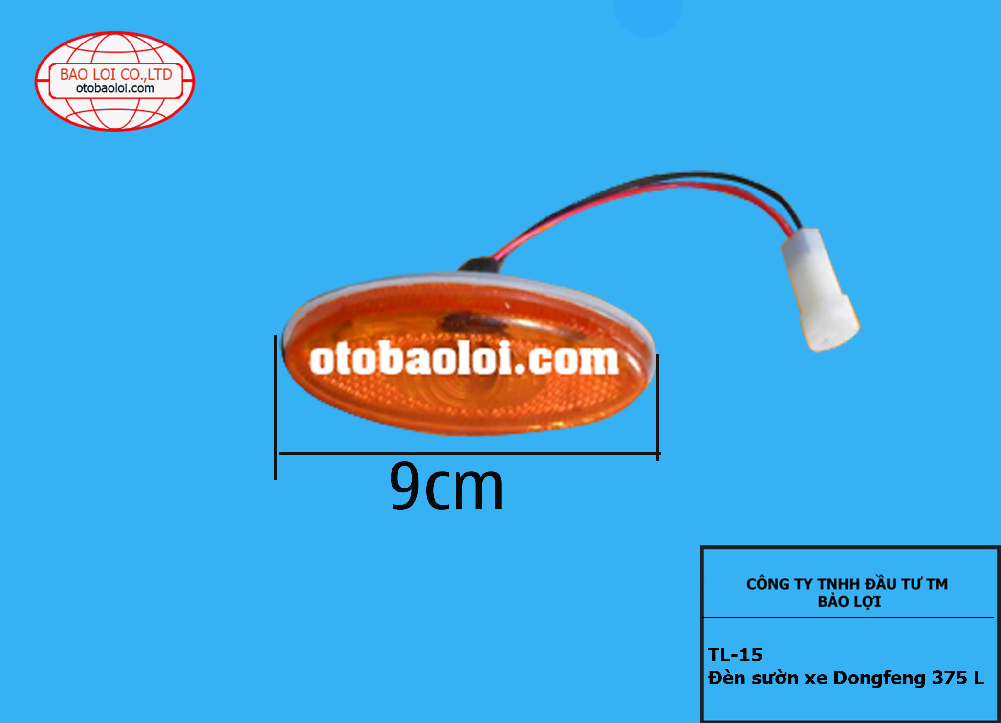 Đèn sườn xe Dongfeng 375 L