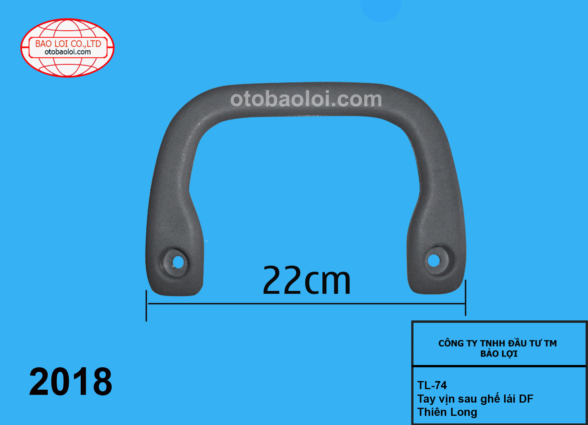 Tay vịn sau ghế lái DF Thiên Long