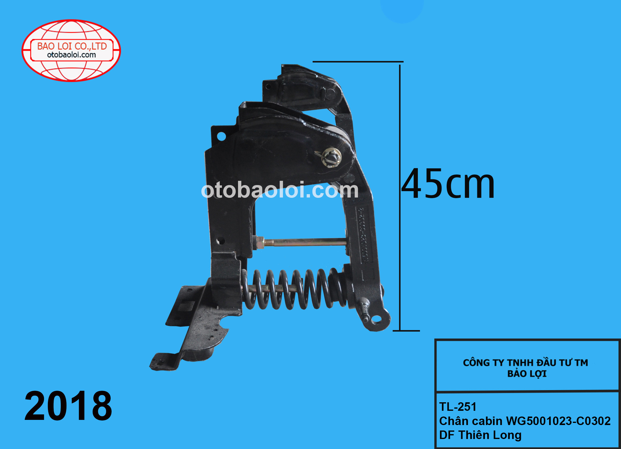 Chân cabin W5001023-C0302 DF Thiên Long