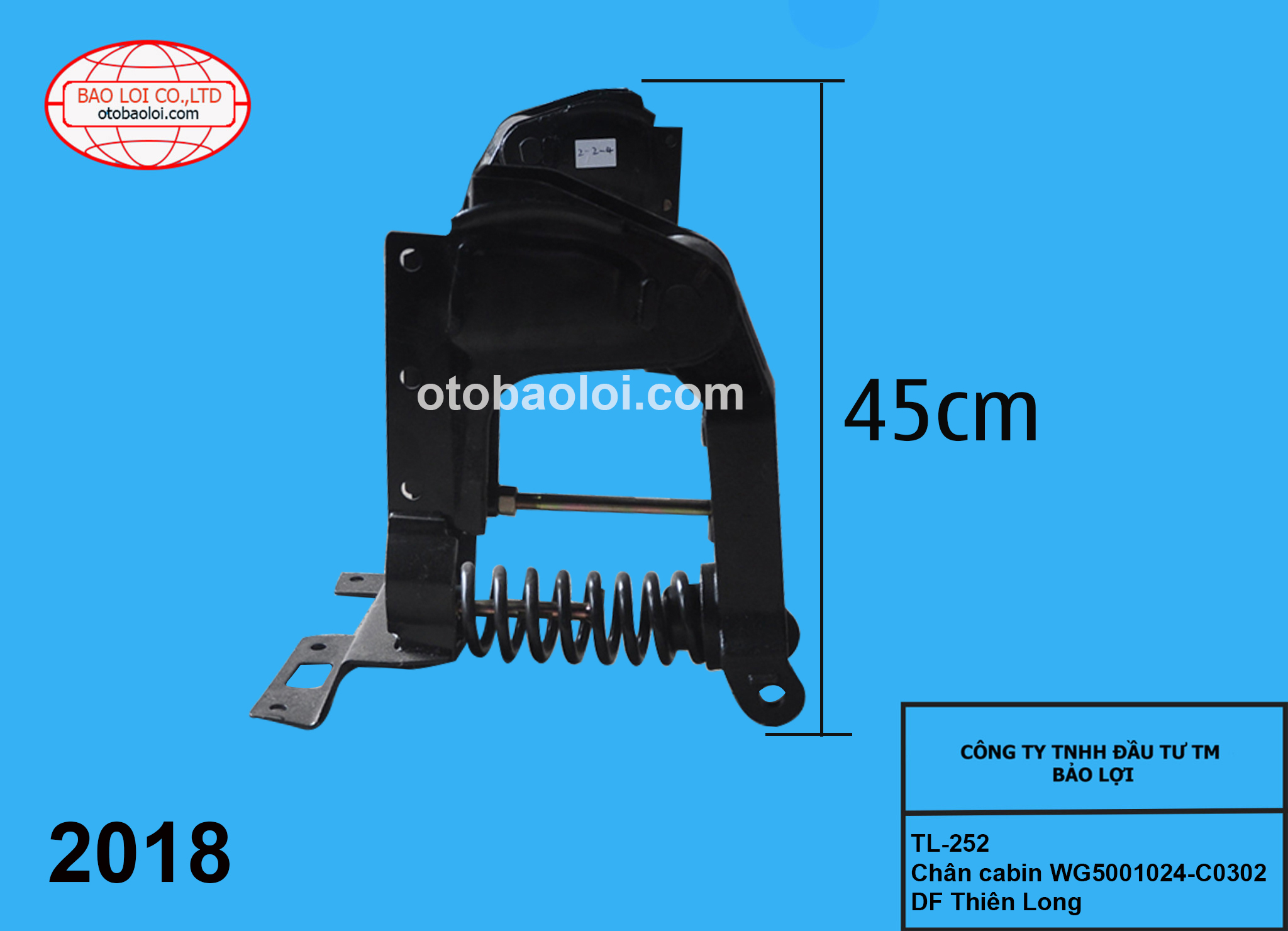 Chân cabin W5001024-C0302 DF Thiên Long