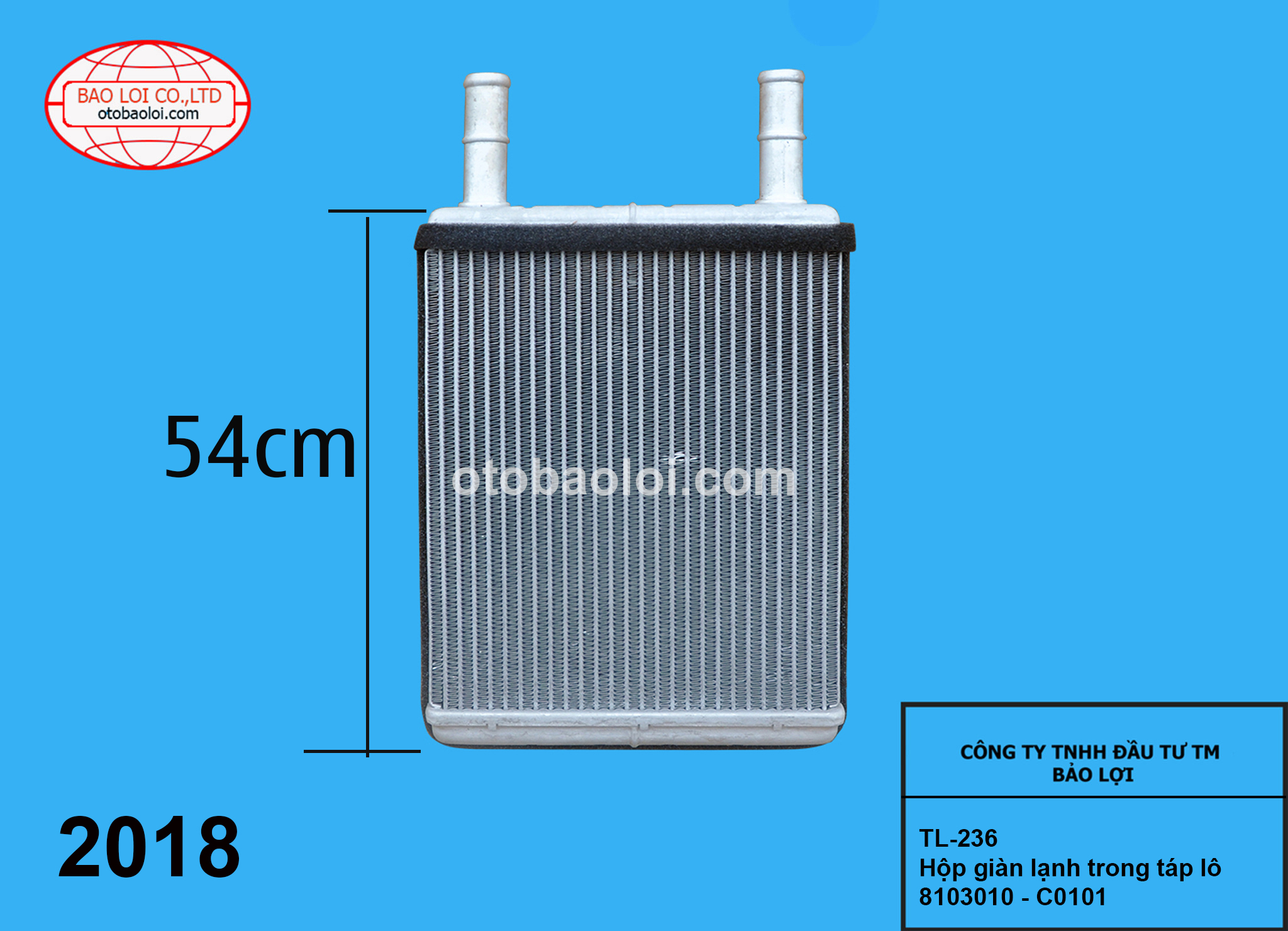 Hộp giàn lạnh trong táp lô 8103010 - C0101