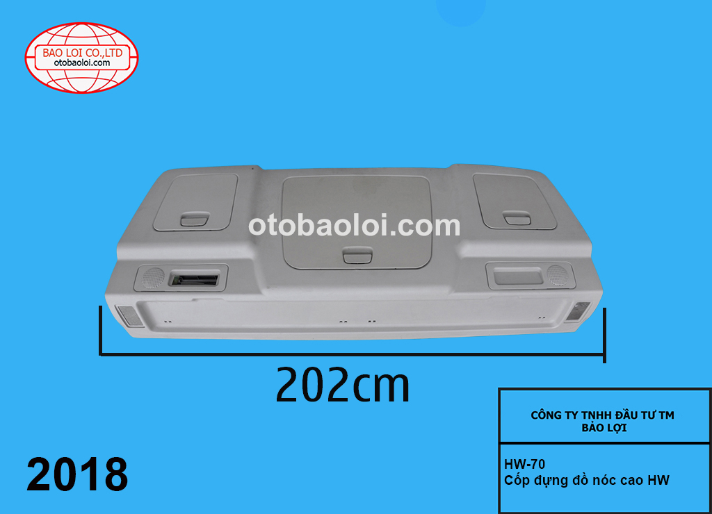 Cốp đựng đồ nóc cao HW