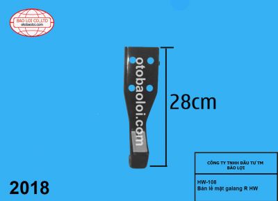 Bản lề mặt galang R HW