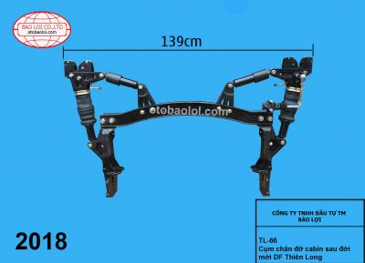 Cụm chân đỡ cabin sau đời mới DF Thiên Long