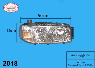 Đèn pha đời mới R TG8Tan