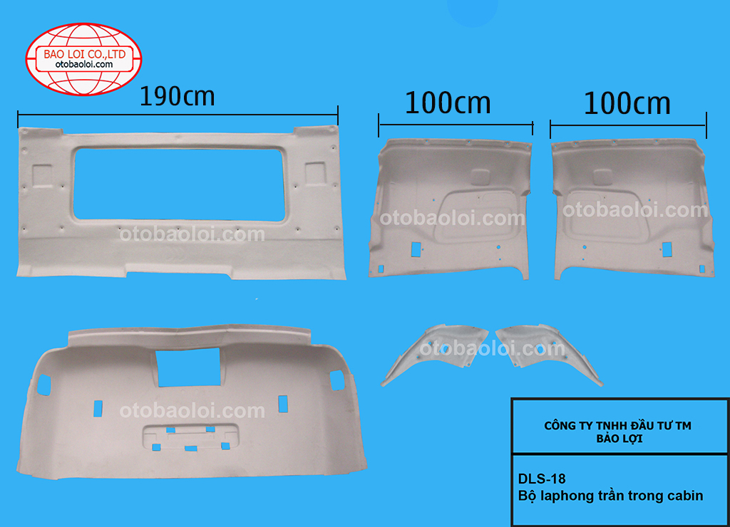 Bộ laphong trần trong cabin .