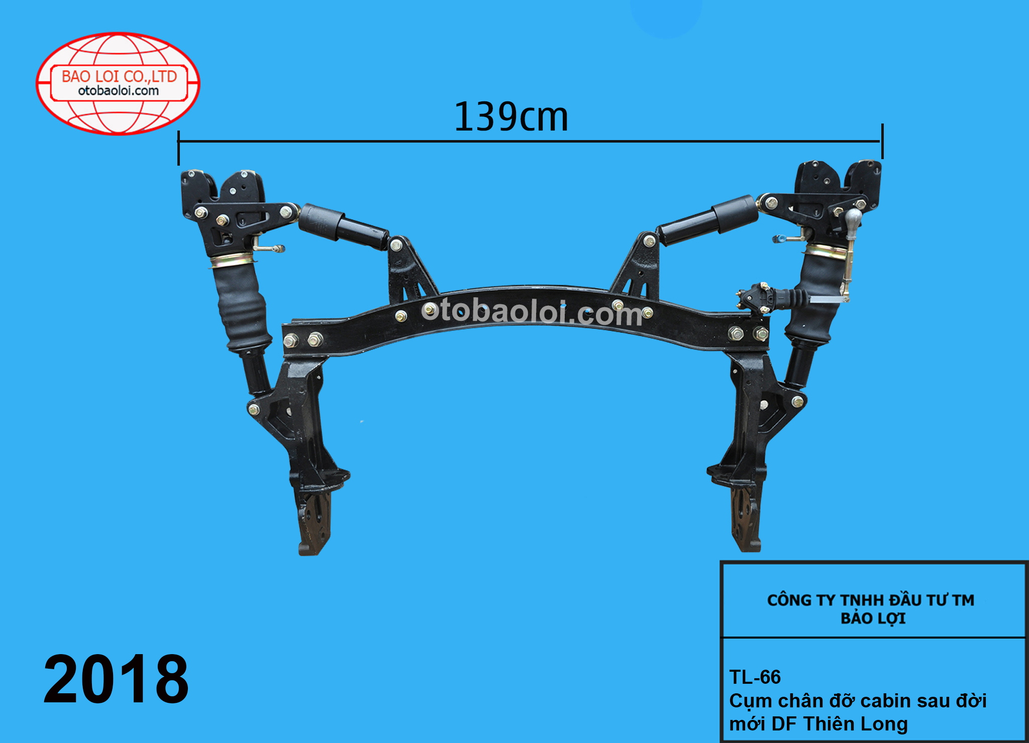 Cụm chân đỡ cabin sau đời mới DF Thiên Long