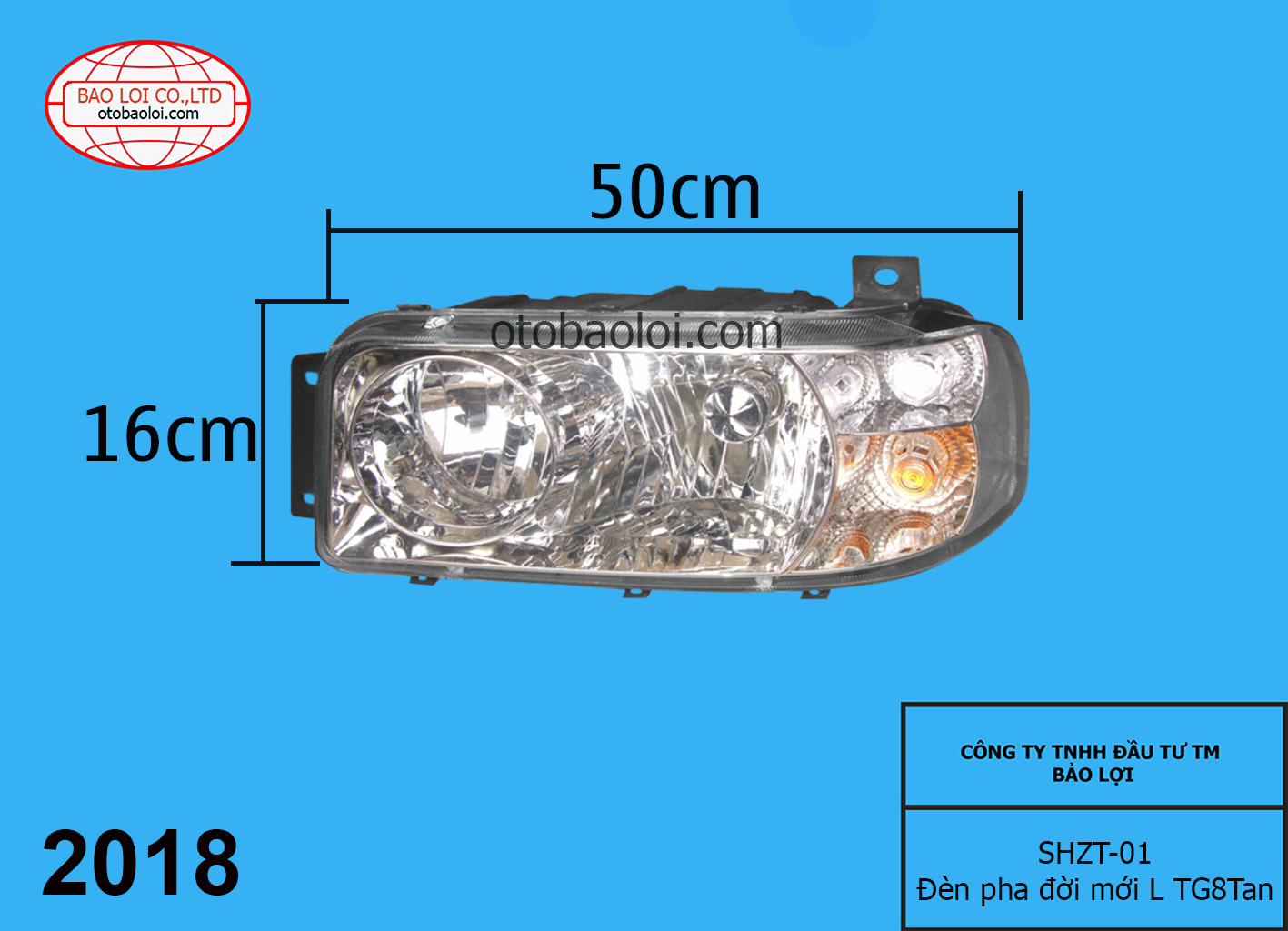 Đèn pha đời mới L TG8Tan