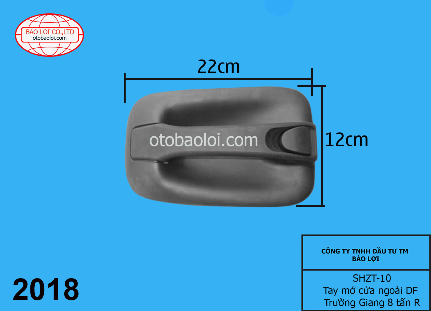 Tay mở cửa ngoài DF Trường Giang 8 tấn R