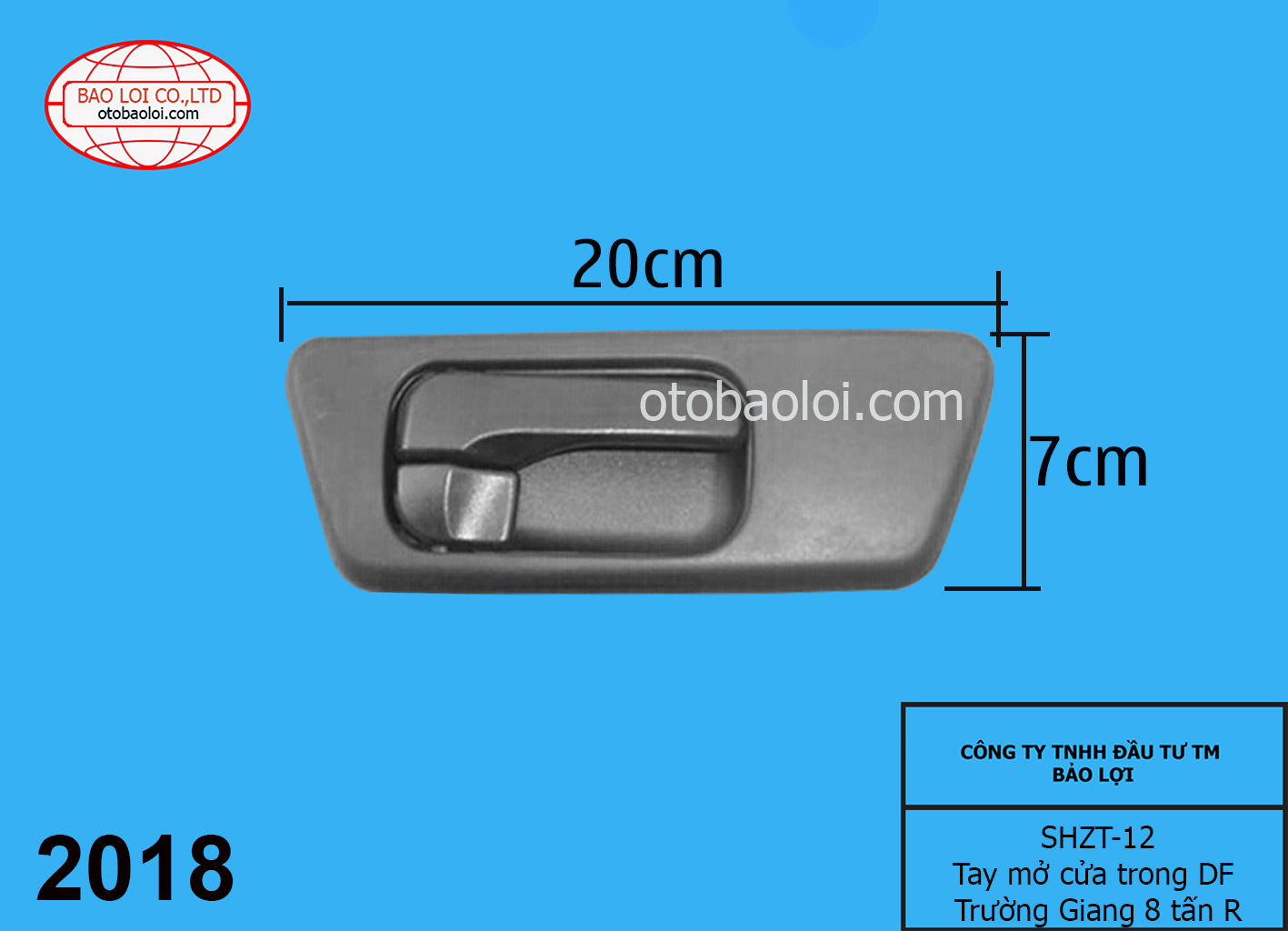 Tay mở cửa trong DF Trường Giang 8 tấn R