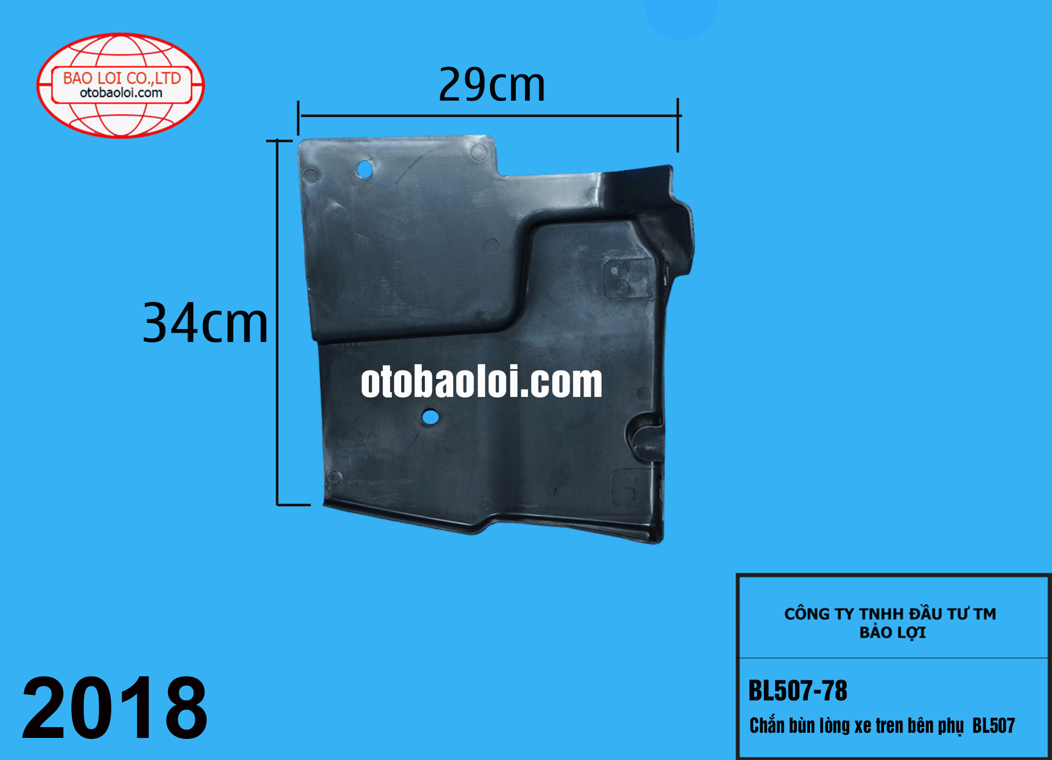 Chắn bùn lòng xe trên bên phụ M51-8406013  