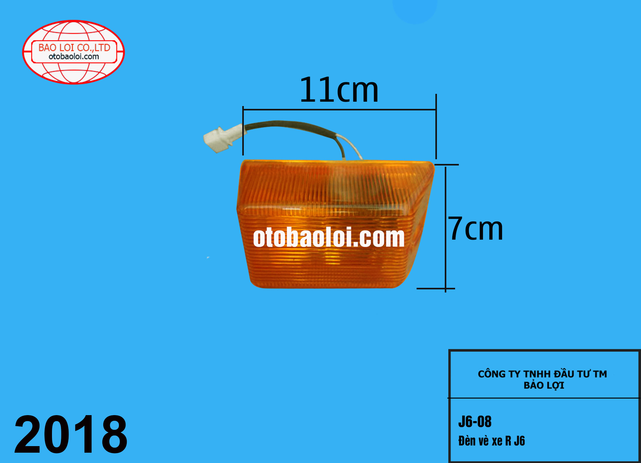  Đèn vè xe R J6