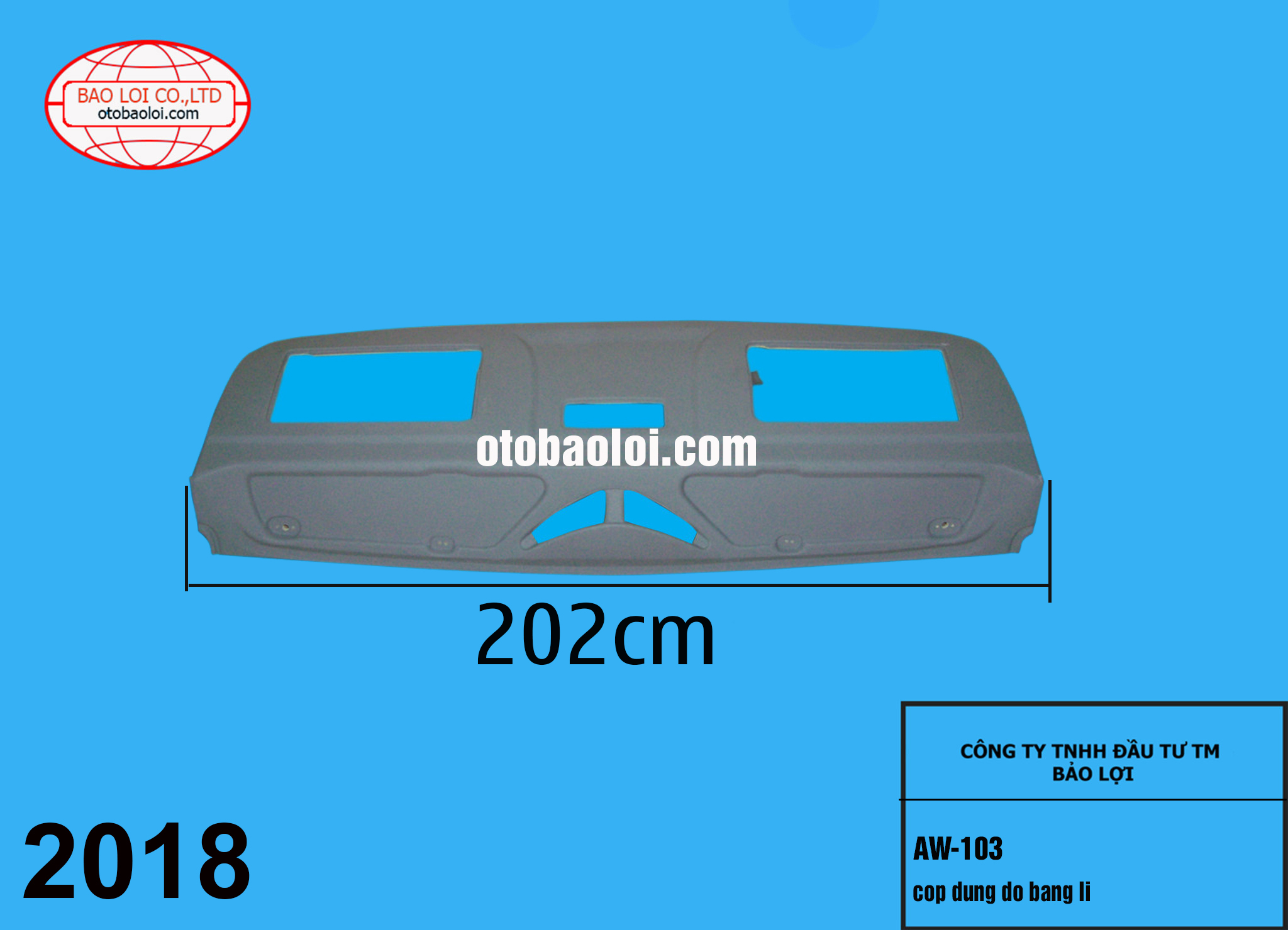 Cốp đựng đồ bằng nỉ  4252 202x69x49 