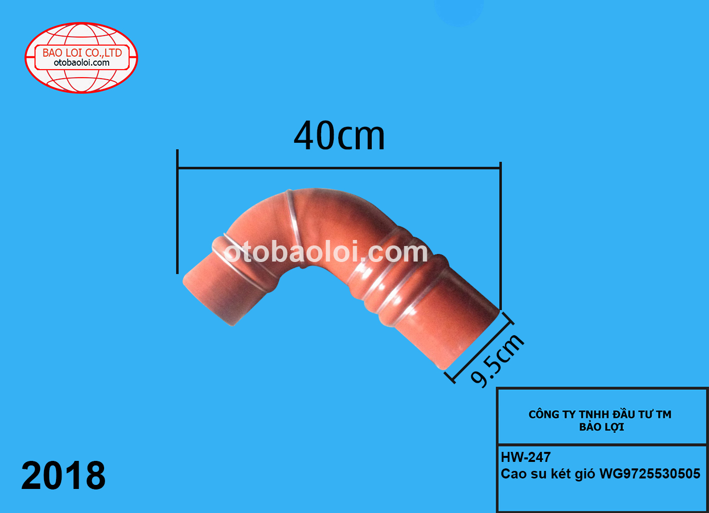 Cao su két gió WG9725530505