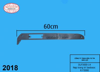 Nẹp trang trí badosoc R F3000