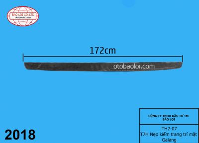 T7H Nẹp kiếm trang trí mặt Galang