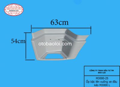 Ốp bậc lên xuống xe đầu kéo M3000 L