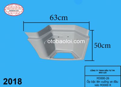 Ốp bậc lên xuống xe đầu kéo M3000 R