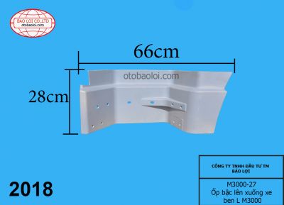 Ốp bậc lên xuống xe ben L M3000