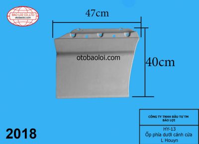 Ốp phía dưới cánh cửa L Houyn