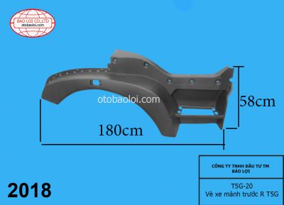 Ốp bậc liền vè xe R T5G