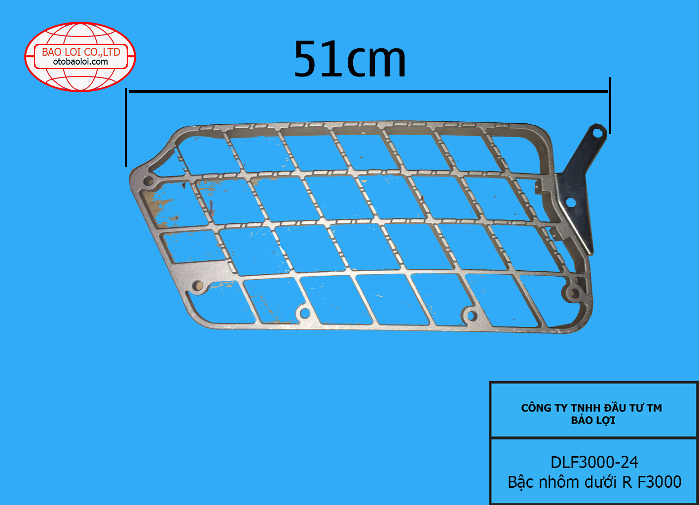 Bậc nhôm dưới R F3000