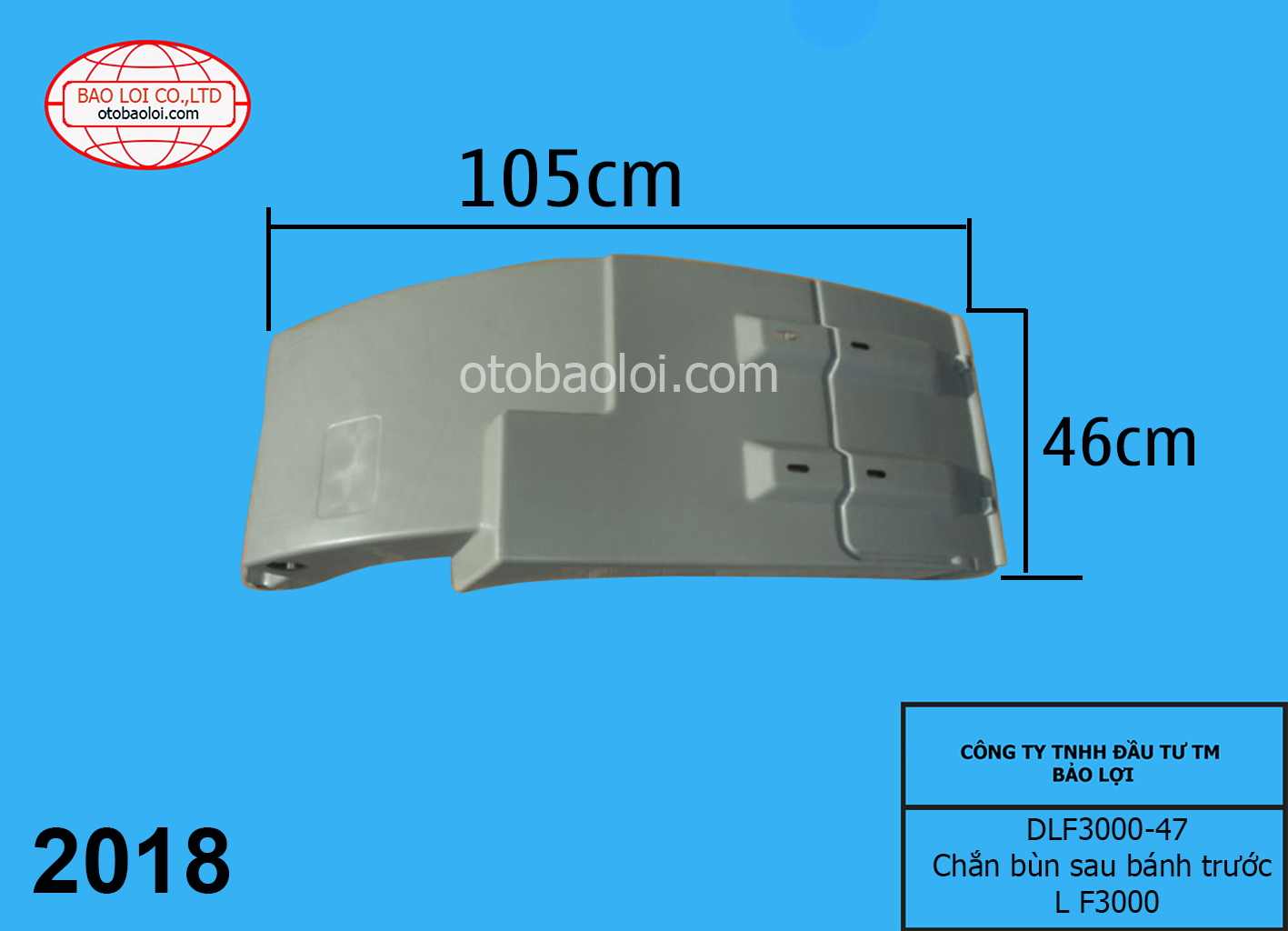 Chắn bùn sau bánh trước L F3000