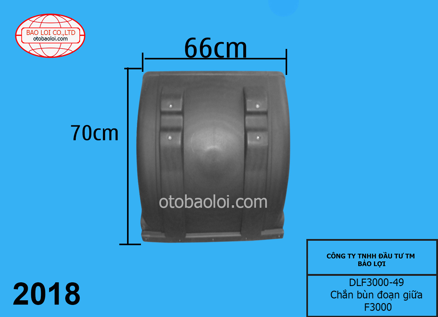Chắn bùn sau banh sau F3000