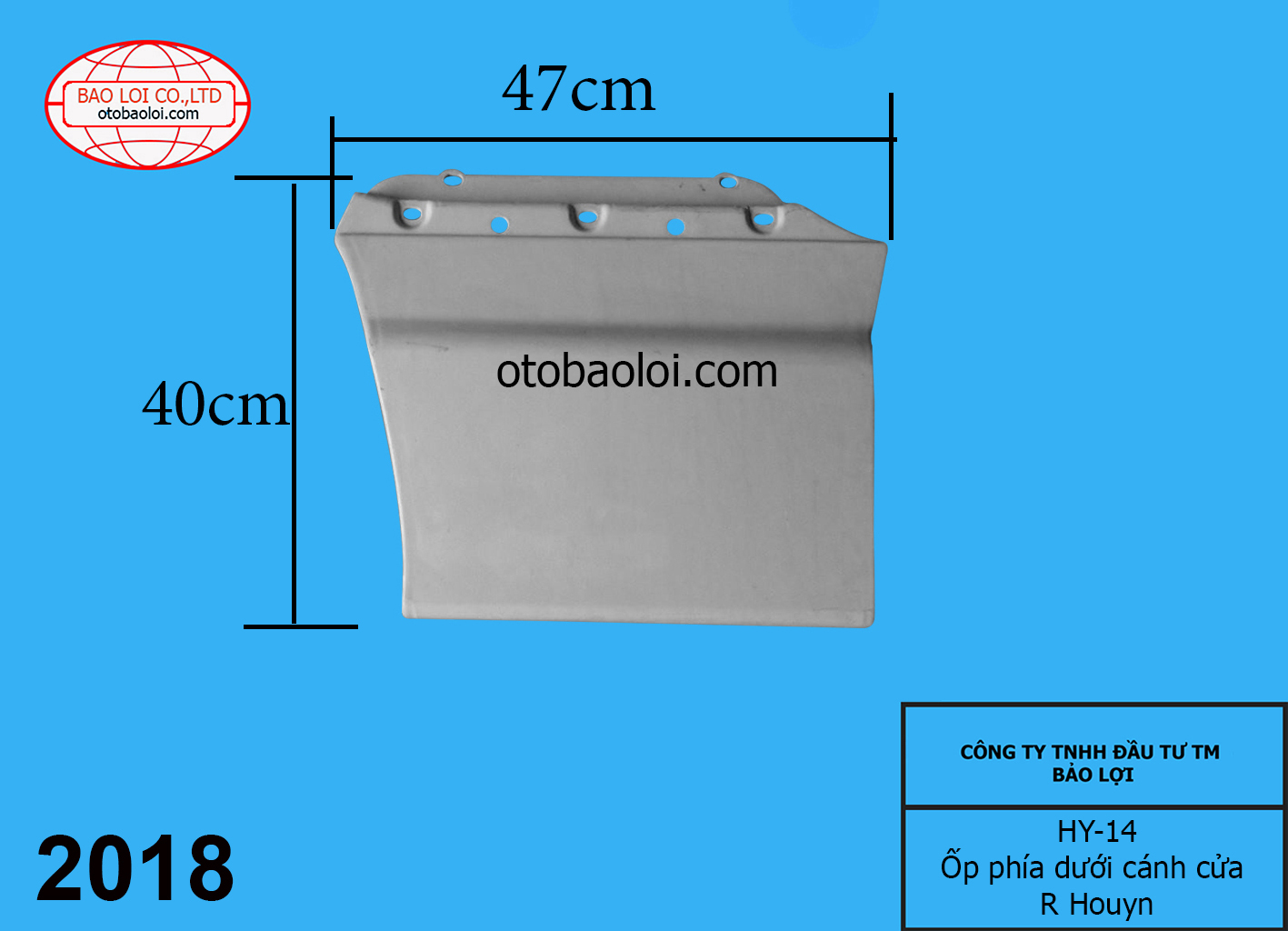 Ốp phía dưới cánh cửa R Houyn