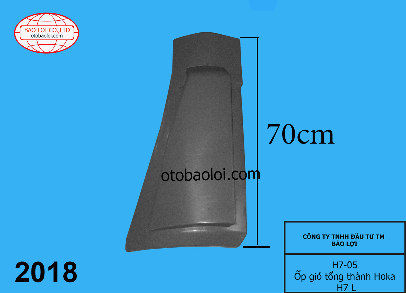 Ốp gió tổng thành Hoka H7 L