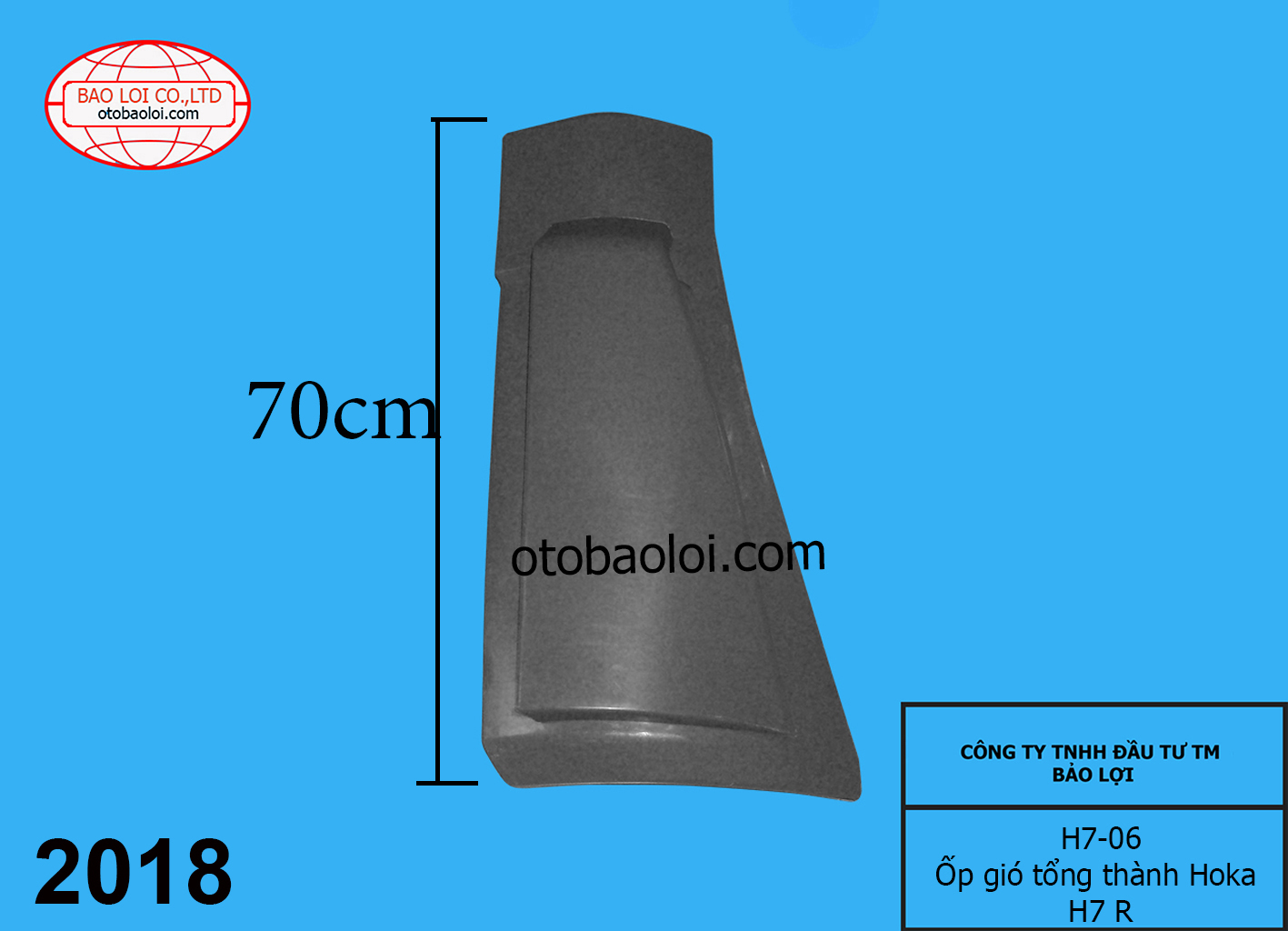 Ốp gió tổng thành Hoka H7 R