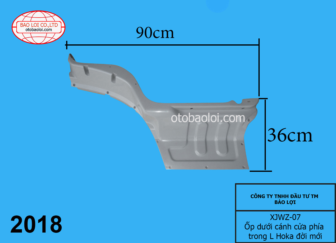 Ốp dưới cánh cửa phía trong L Hoka đời mới