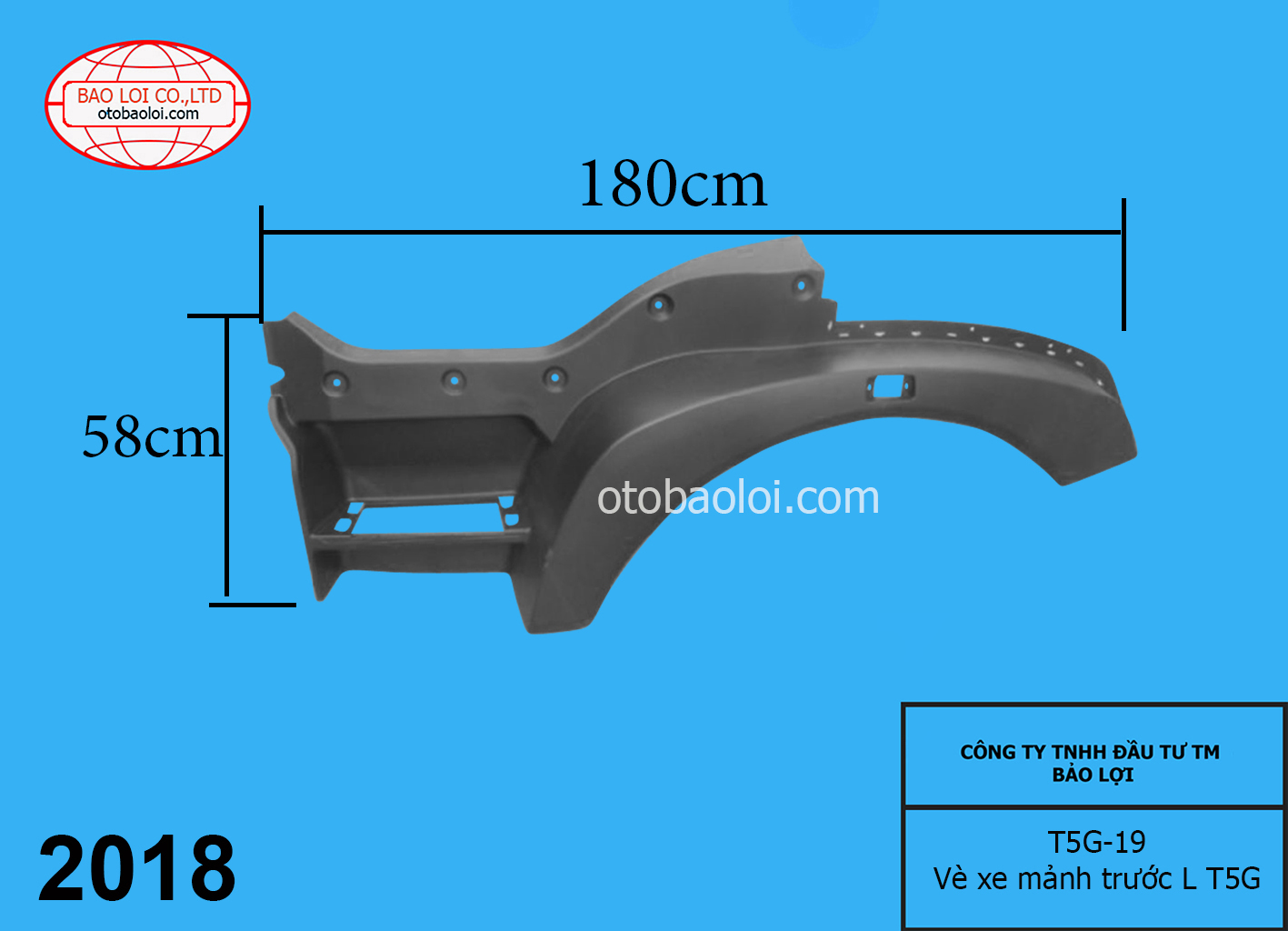 Ốp bậc liền vè xe L T5G	