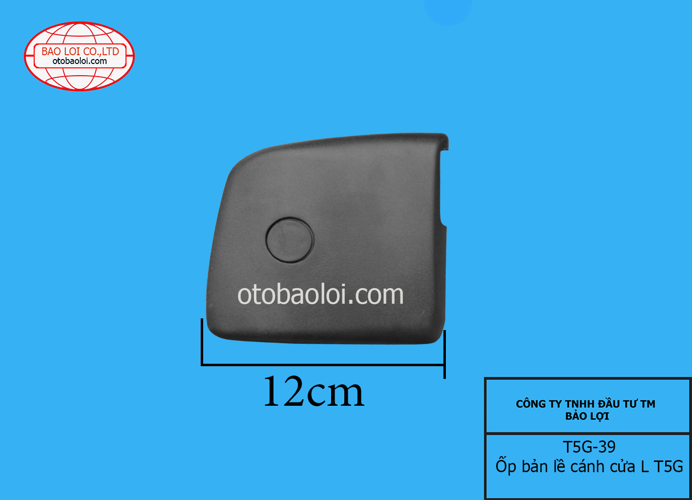 Ốp bản lề cánh cửa L T5G