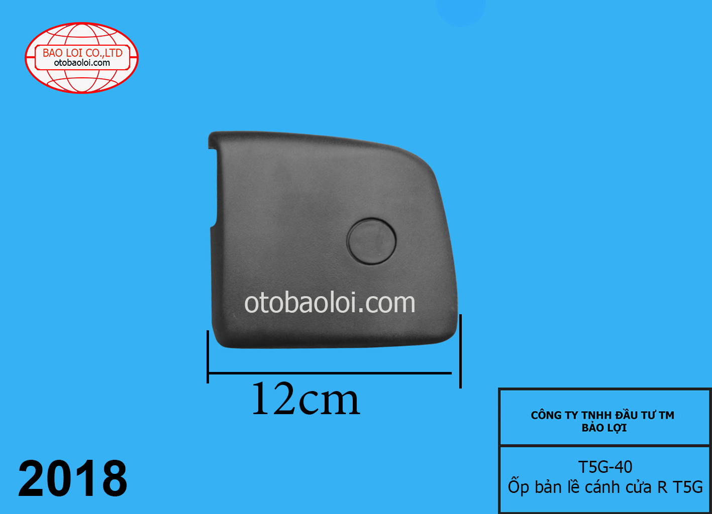 Ốp bản lề cánh cửa R T5G